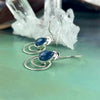 Blue Kyanite Silver Earrings