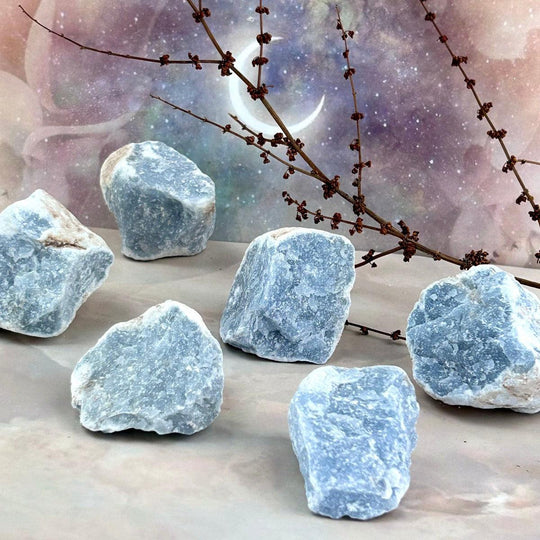 Angelite Raw Pieces