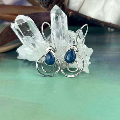 Elegant Kyanite Crystal Earrings