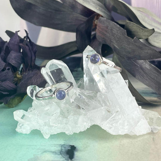 Iolite Round Ring