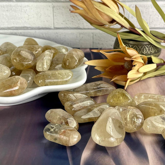 Citrine Tumbled Stones