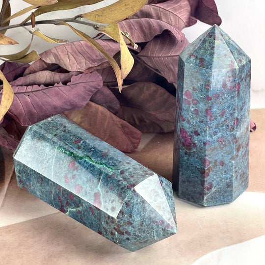 Ruby Kyanite Crystal Points 10cm