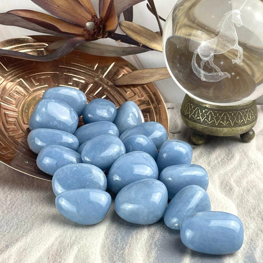 Angelite Tumbled Stones