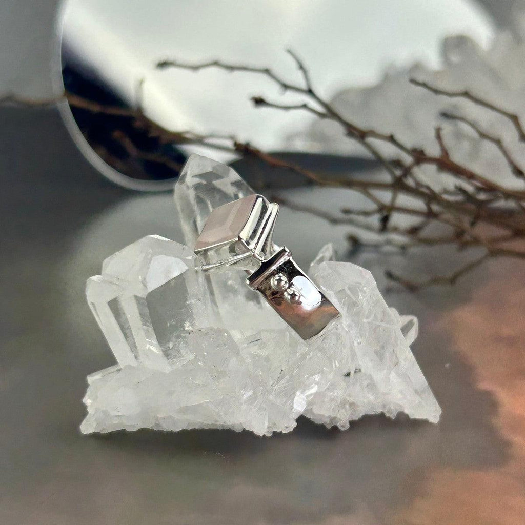 Rose Quartz Sterling Silver Ring