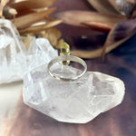 Lemon Quartz Crystal Ring