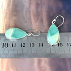Large Polished Stone Earrings