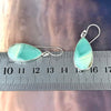 Chrysoprase Teardrop Drop Earrings