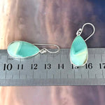 Large Polished Stone Earrings