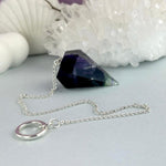 Purple And Green Crystal Pendulum