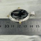 Quartz With Black Tourmaline Strands