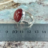 Carnelian Ring For Large Fingers