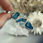 Raw And Faceted Crystal Pendant