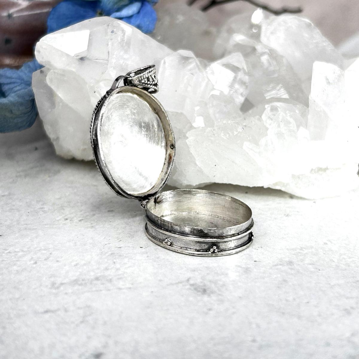 Opal Locket Pendant