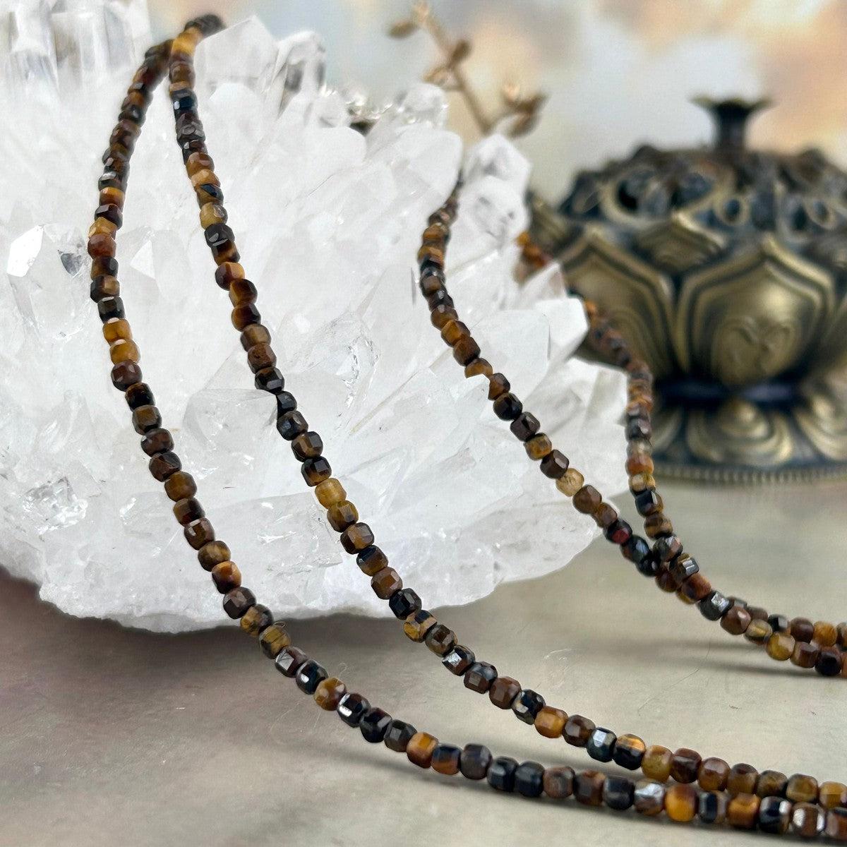 Golden Tiger's Eye Bead Necklace