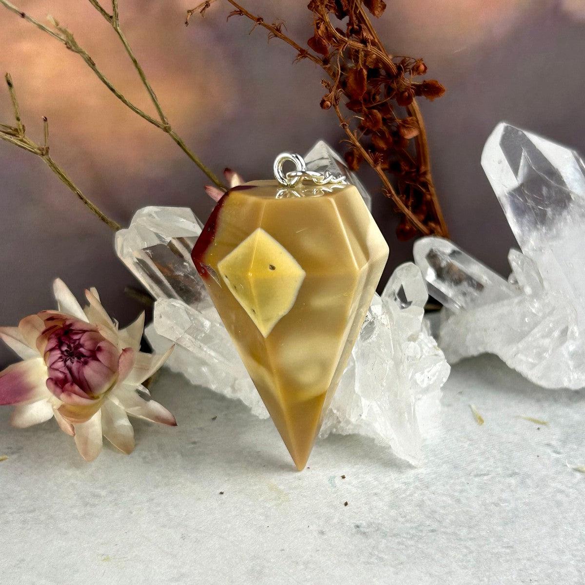 Unique Pattern Crystal Pendulum