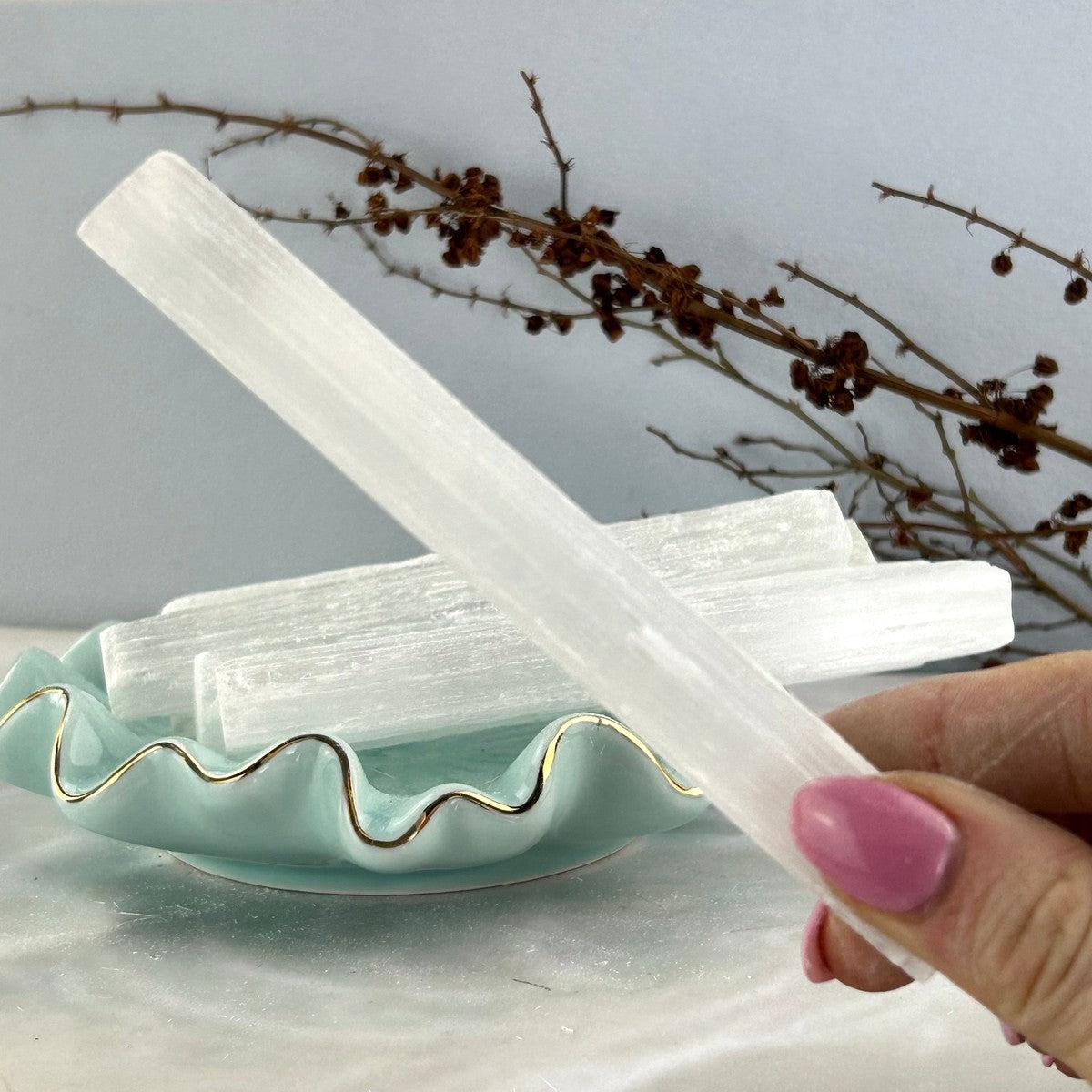 Selenite Cleansing Wand
