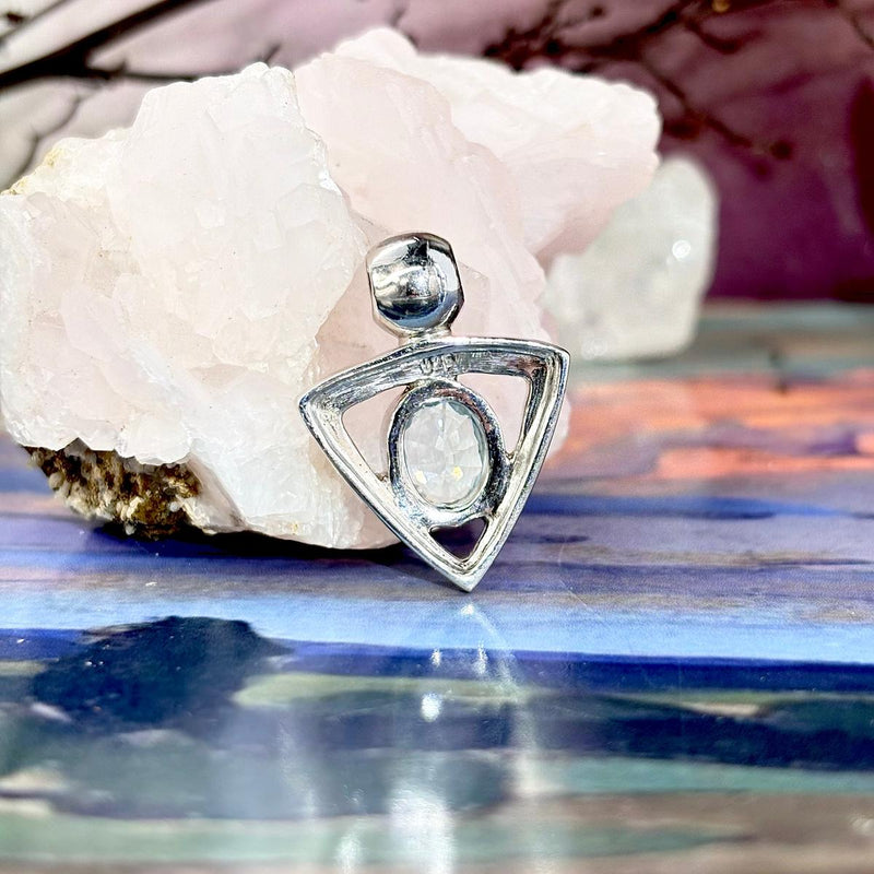 Sterling Silver Mixed Gemstone Pendant