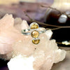 Citrine Three Stone Ring