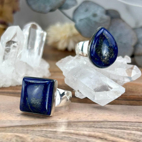 Lapis Lazuli Assorted Shape Rings