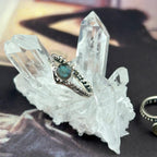Brilliant Cut Labradorite Ring