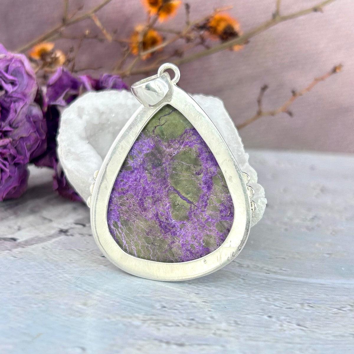 Purpurite Crystal Pendant