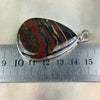 Red And Yellow Striped Pendant