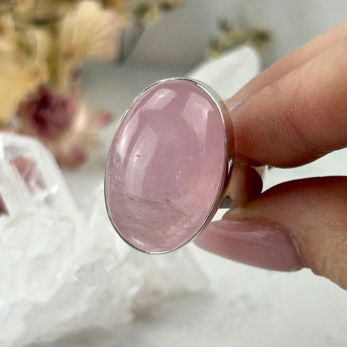 Morganite Ring For Large Fingers