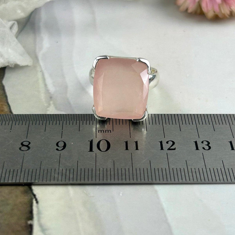 Size 9 Rose Quartz Ring