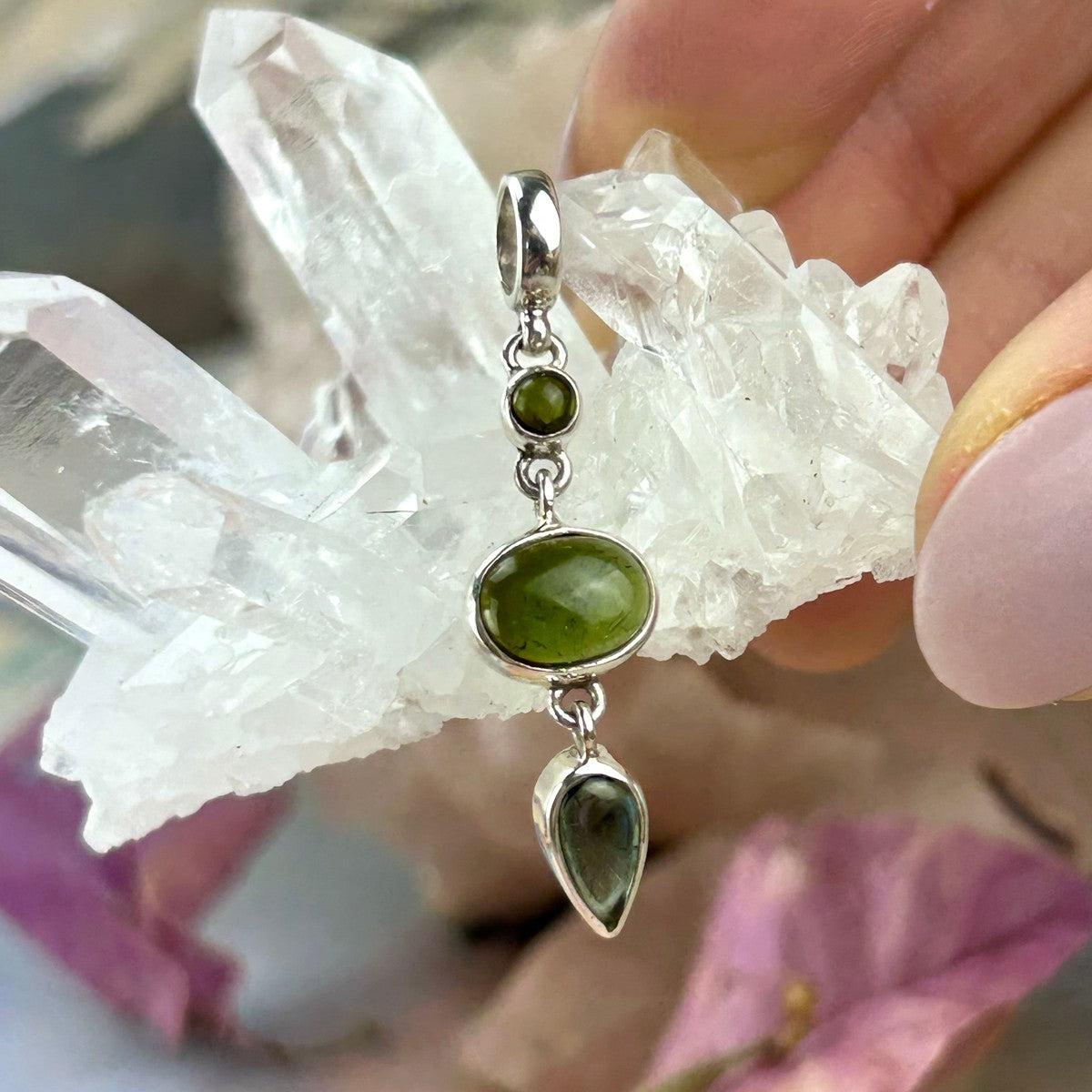 Green Tourmaline Women's Pendant