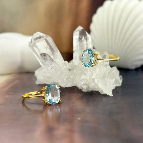 Classic Blue Topaz Ring