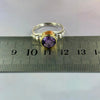 Purple Gemstone Silver Ring