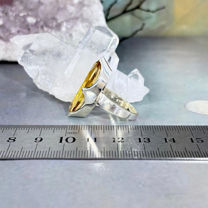 Citrine Cocktail Ring