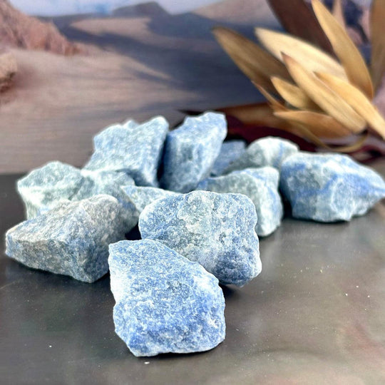Blue Quartz Raw Pieces