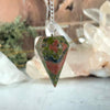 Pink And Green Crystal Pendulum