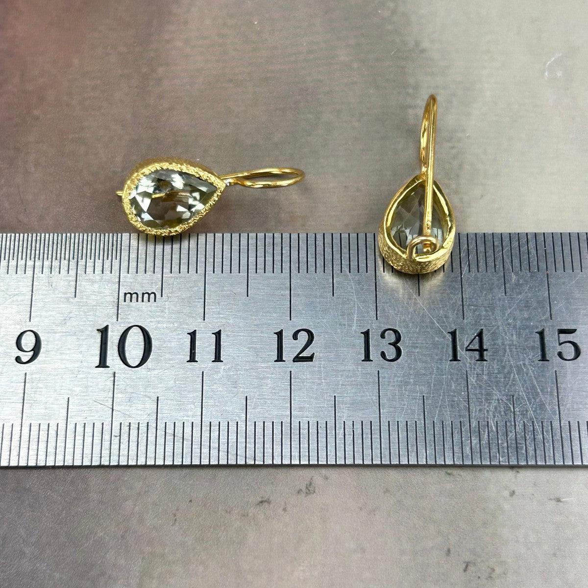 Green Amethyst In Gold