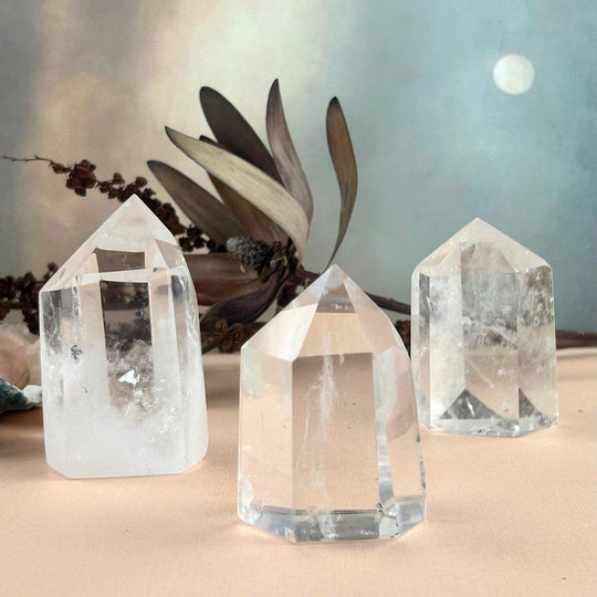 Clear Quartz Crystal Points 6.8cm - 7.8cm