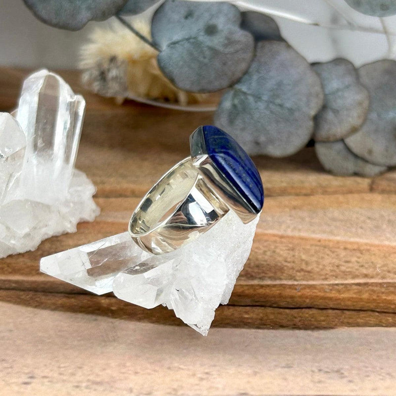 Square Lapis Lazuli Ring