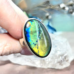 Labradorite Oval Ring