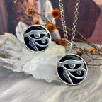 Black Onyx Eye Of Horus Pendant
