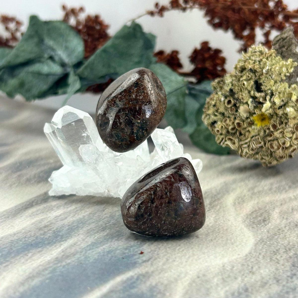 Burgundy Coloured Crystal