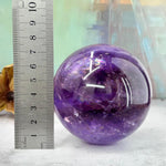 Purple And Yellow Crystal Sphere