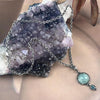 Contemporary Blue Gemstone Necklace