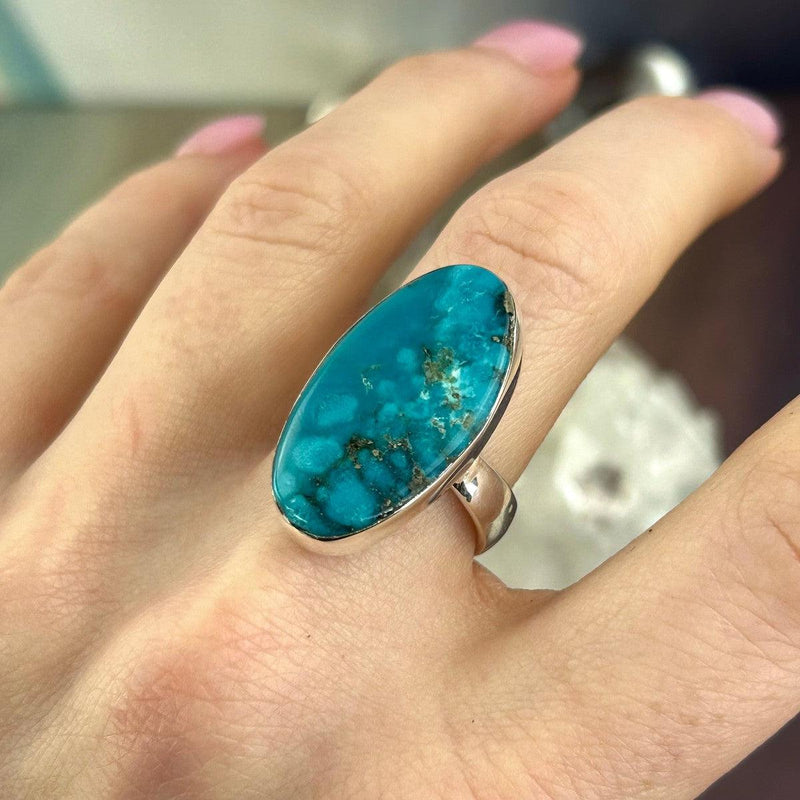 Turquoise Stone Sterling Silver Ring