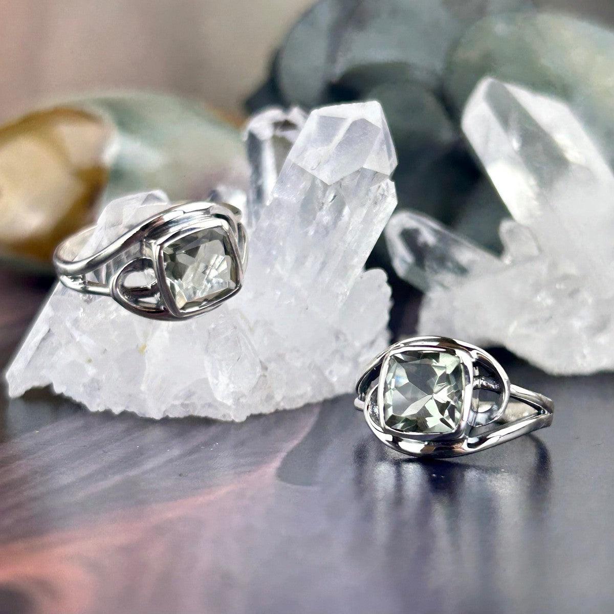 Green Amethyst Sterling Silver Jewellery