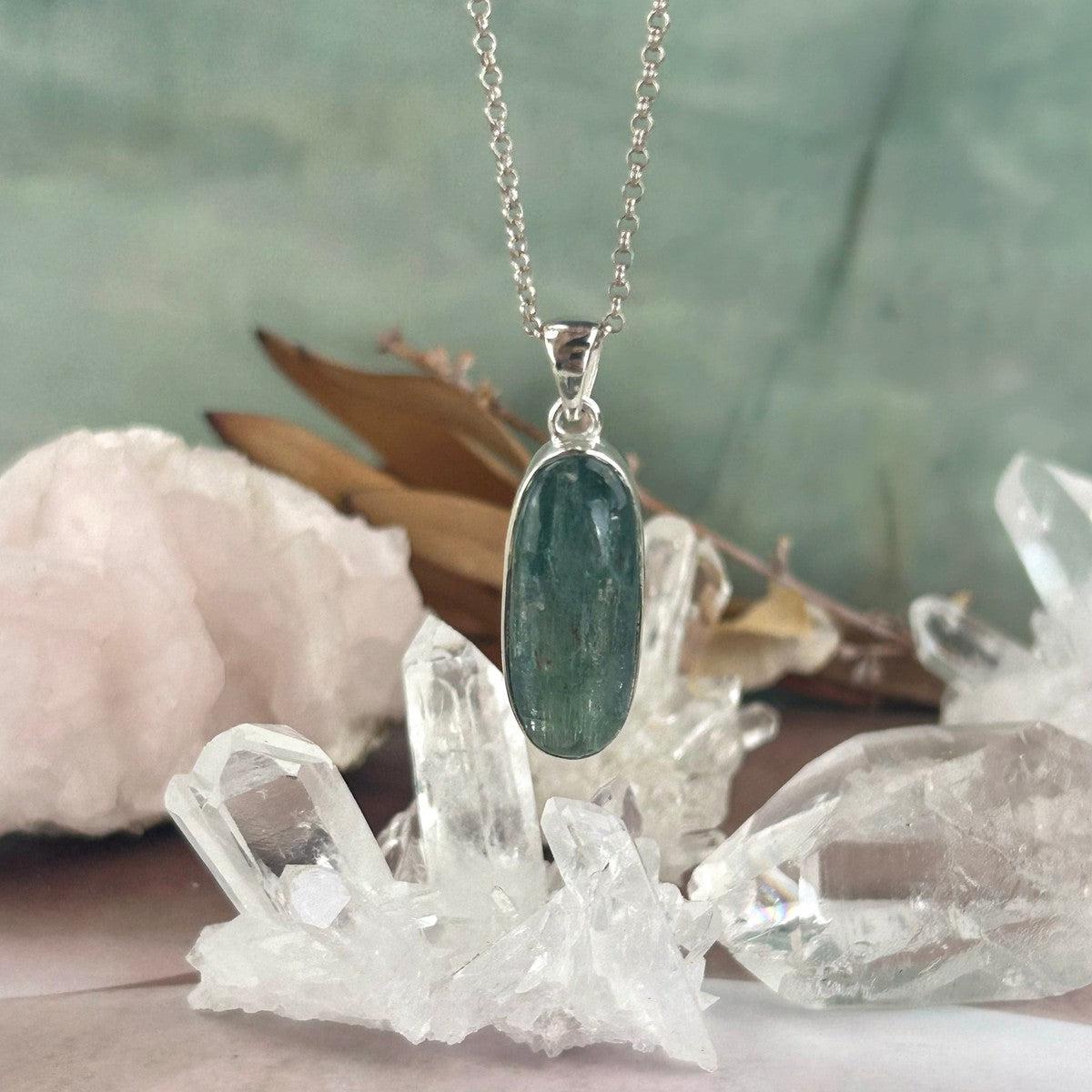 Matching Green Kyanite Jewellery Set