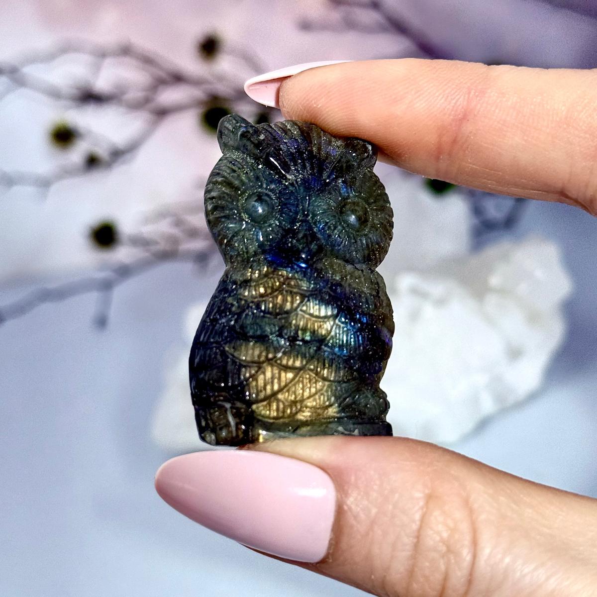 Crystal Bird Carving