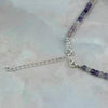 Fluorite And Sterling Silver Necklace