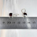 Petite Garnet Drop Earrings