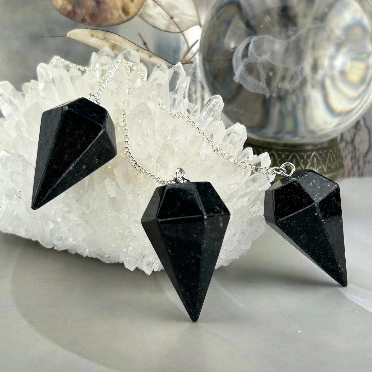 Black Crystal Pendulum