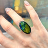 Labradorite Oval Ring